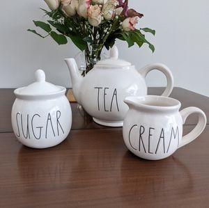 Rae Dunn by Magenta Tea Serving Set